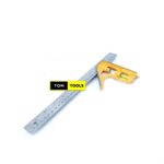 12 inch 300mm Steel Combination Square with Built-In Spirit Level Heavy Duty