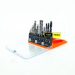 16PCS HSS, Masonry, and Wood Drill Bits Set