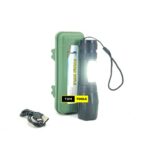 122mm Powerstyle ABS Plastic Rechargeable Side LED Zoomable Torch