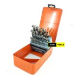 25PCS DIN388RN HSS Drill Bit Set 1mm – 13mm