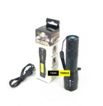 450 Lumen 300m All Metal Side COB LED Rechargeable Zoomable Mini Torch
