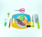 7PCS Kitchen Cutlery and Cutting Board Set