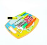 7PCS Kitchen Cutlery and Cutting Board Set