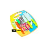 7PCS Kitchen Cutlery and Cutting Board Set