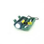 93mm Small ABS Plastic Rechargeable Side LED Zoomable Pocket Torch