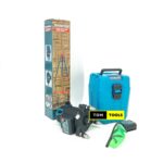 Meakida 3D Cross Line Self-leveling Laser Level Meter with Tripod Stand & Case