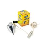 No 5 Conical Plumb Bob with String Silver as picture