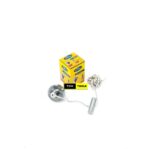 No 5 Conical Plumb Bob with String Silver as picture
