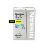 10,000Km Nissan Genuine Parts SN 5W-30 Fully Synthetic Engine Oil 4 Litres