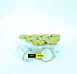 10PCS 100ml Glass Jars Mason Jars with Lids 54mm x 74mm