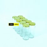 10PCS 250ml Glass Jars Mason Jars with Pop Lids 53mm x 133mm