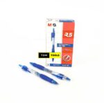 12PCS Blue Retractable Gel Ink Pens with Premium Ink & Comfort Grip 0.7mm