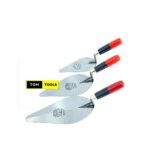 3PCS 10 Inch, 8 Inch, 6 Inch Brick Laying Masonry Trowels