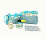 5PCS Baby Bag Diaper Bag Tote Set