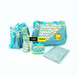 5PCS Baby Bag Diaper Bag Tote Set