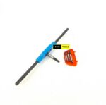 5PCS Bolt Extractor Set with Adjustable Tap Wrench Handle for M5 – M20 Taps