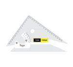 Adjustable Set Square, 30 cm, 12 inches, Clear
