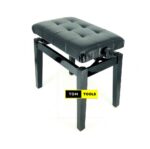 Piano Bench 4 Legged Height Adjustable Wooden Classical Piano Bench