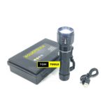 Powerstyle Rechargeable Waterproof LED Zoomable 3000W High Lumen Flashlight