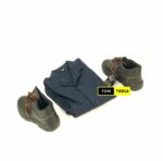 Steel Toe Cap Safety Boots and Dust Coat Combo