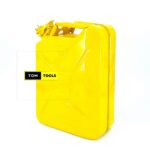 5 Gallon 20L Metal Petrol Diesel Can Container, Yellow
