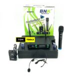 BNK BK9HTLP 3 in 1 UHF Dual Channel Wireless Microphone System