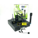 BNK BK9HTLP 3 in 1 UHF Dual Channel Wireless Microphone System