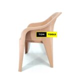 Cherry Solid Polypropylene Easychair 300Kg Capacity Stackable Arm Chair