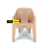 Cherry Solid Polypropylene Easychair 300Kg Capacity Stackable Arm Chair