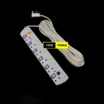 JSB 10m 6 Way 13A Surge Protected Power Extension with Individual Switches