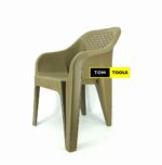 Jungle Green Solid Polypropylene Easychair 300Kg Capacity Stackable Arm Chair