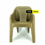 Jungle Green Solid Polypropylene Easychair 300Kg Capacity Stackable Arm Chair