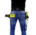 11 Pockets Heavy Duty Polyester Tool Belt with Steel Hammer Loop