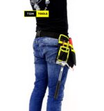 11 Pockets Heavy Duty Polyester Tool Belt with Steel Hammer Loop