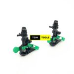 2PCS Adjustable Angle Impact Jet Sprinkler Head