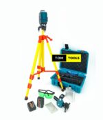 3D Cross Line Self-leveling Laser Level Meter with Tripod Stand & Case