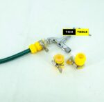 3PCS Threadless Smooth Mixer Tap to ½ inch Hose Connector