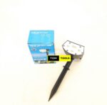 Cool White Light Solar LED Spot Light with Spike