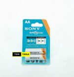 SONY CycleEnergy Rechargeable AA Batteries, Ni-MH 4600mAh