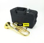 Suzuki Professional B♭ B-Flat Cornet, Gold Lacquer in Hard Case