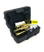 Suzuki Professional B♭ B-Flat Cornet, Gold Lacquer in Hard Case