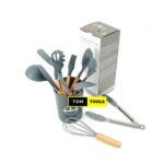 11PCS Silicone Kitchen Cooking Spoons and Spatula Set