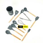 11PCS Silicone Kitchen Cooking Spoons and Spatula Set