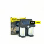 228 Warm White NEO Style 2 Bulbs Solar Wall Light with Motion Sensor
