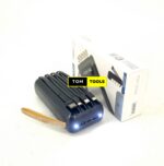 50000mAh Power Bank High-Capacity Power Bank with 4 Cables and LED Lights