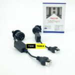 H4 300W 6 Sided LED Headlight Bulb Pair