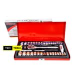40PCS ¼ INCH ⅜ INCH Ratchet Socket Set in Metal Box Case