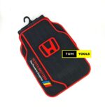 HONDA Branded 5 Piece Heavy Duty Front and Rear Silicone Rubber Floor Mats, Original Quality