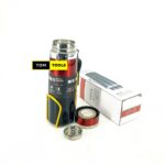 1 Litre Stainless Steel Insulated Sport Thermos Bottle + Bike Cage