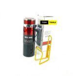 1 Litre Stainless Steel Insulated Sport Thermos Bottle + Bike Cage
